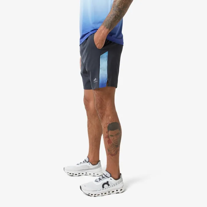 Closure London Ombre Print Performance Short Blue Men Shorts