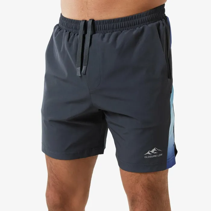 Closure London Ombre Print Performance Short Blue Men Shorts
