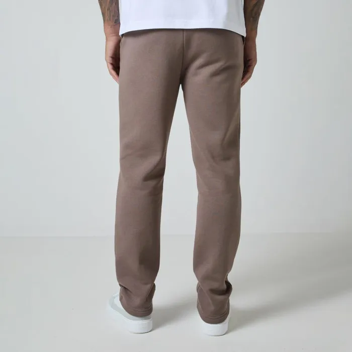 Closure London Relaxed Fit Open Hem Jogger Washed Brown Men Joggers