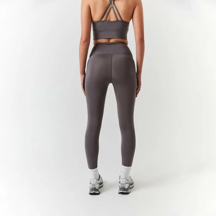 Closure London Second Skin Bra and Legging Set Grey Women Sets