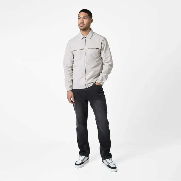 Closure London Smart Utility Overshirt Stone Men Overshirts