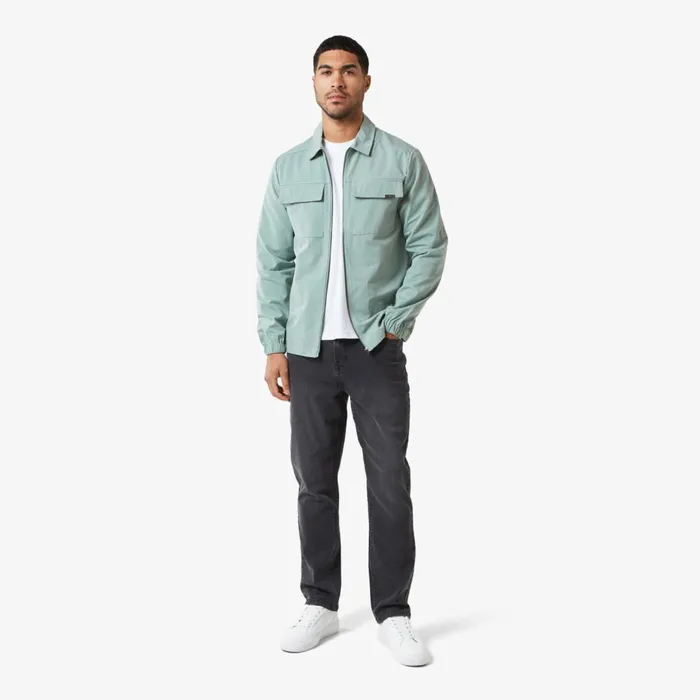 Closure London Smart Utility Overshirt Washed Green Men Overshirts