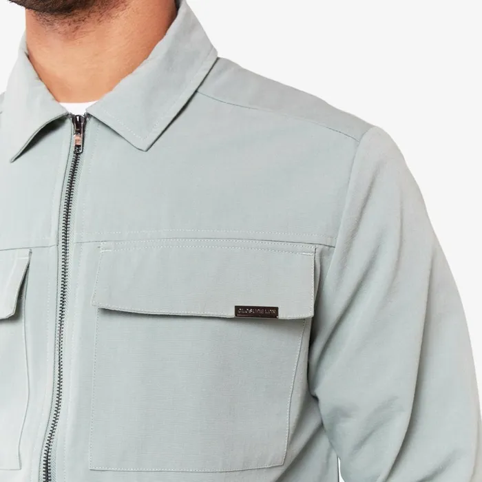 Closure London Smart Utility Overshirt Washed Green Men Overshirts