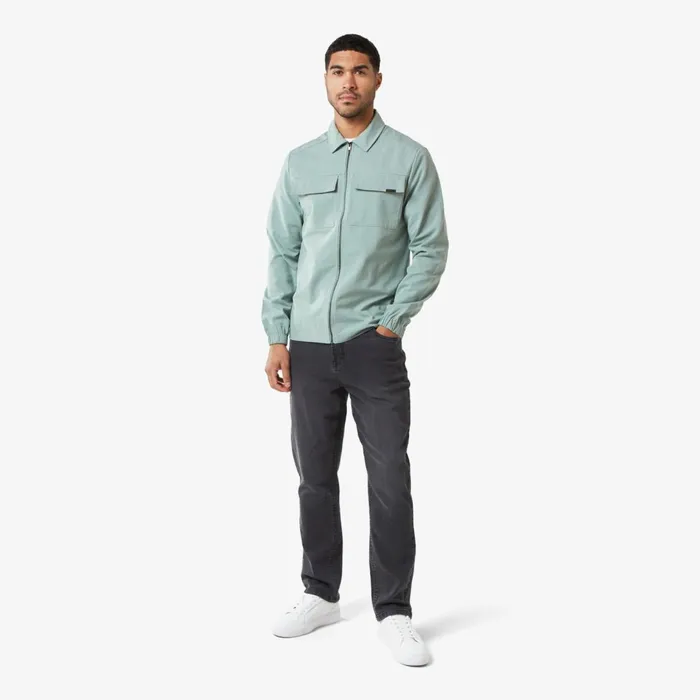 Closure London Smart Utility Overshirt Washed Green Men Overshirts