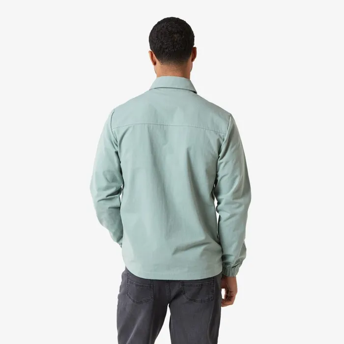 Closure London Smart Utility Overshirt Washed Green Men Overshirts