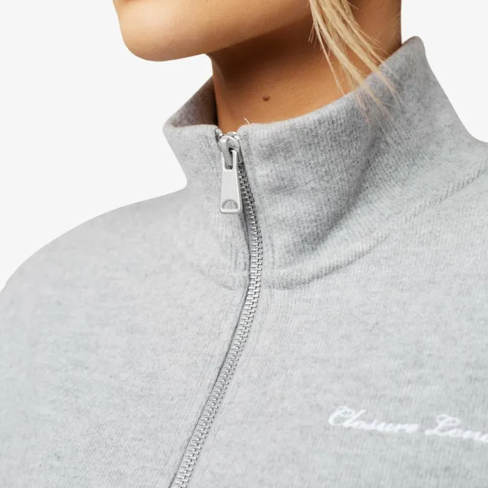 Closure London Soft Knit Bomber I Grey Marl034gt Windowtheme Windowtheme Greymarl Women Coats and Jackets