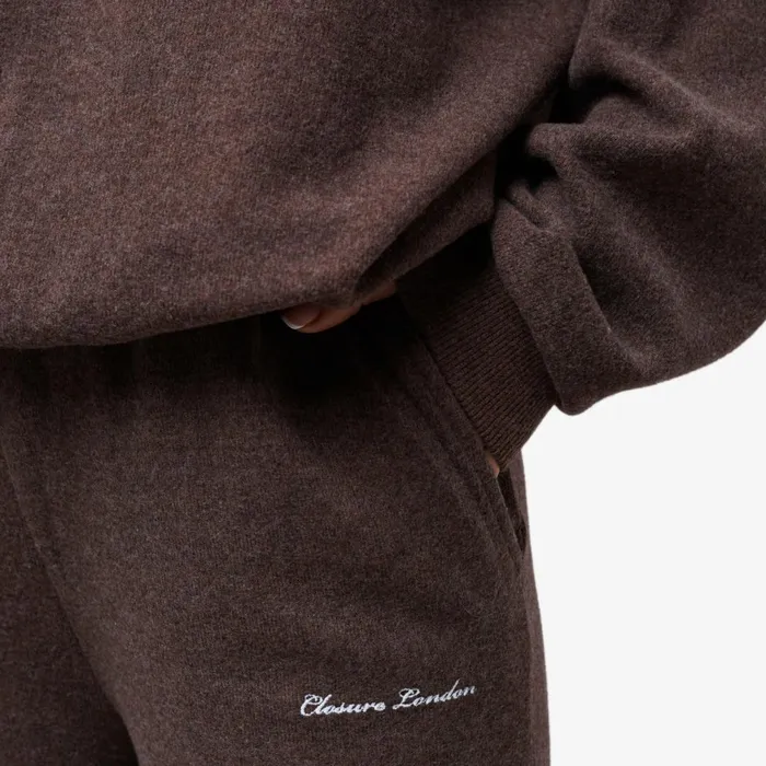 Closure London Soft Knit Wide Leg Pant I Coffee034gt Windowtheme Windowtheme Coffee Women Joggers