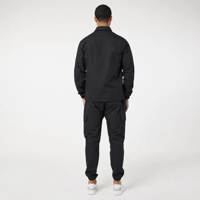 Closure London Utility Overshirt Black Men Overshirts