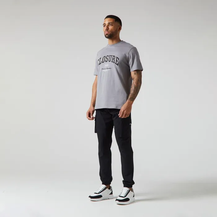 Closure London Varsity TShirt Grey Men TShirts