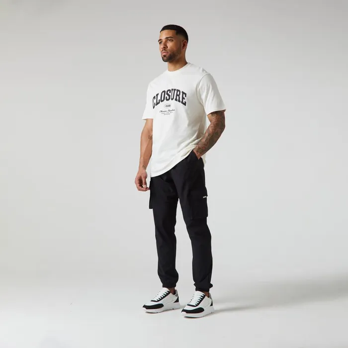 Closure London Varsity TShirt Off White Men TShirts