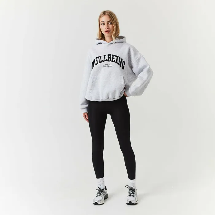 Closure London Wellbeing Hoodie Light Grey Marl Women Tracksuits