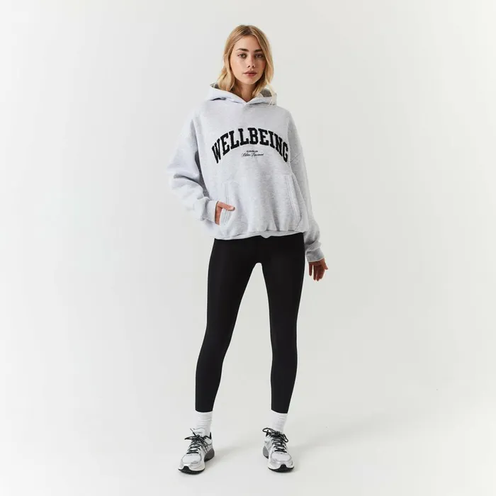 Closure London Wellbeing Hoodie Light Grey Marl Women Tracksuits