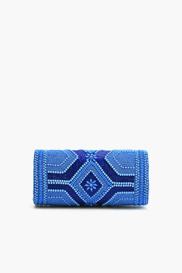 Clutches Women America and Beyond Cobalt Blue Glamour Clutch