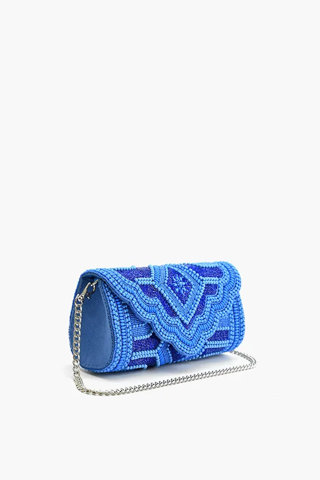 Clutches Women America and Beyond Cobalt Blue Glamour Clutch