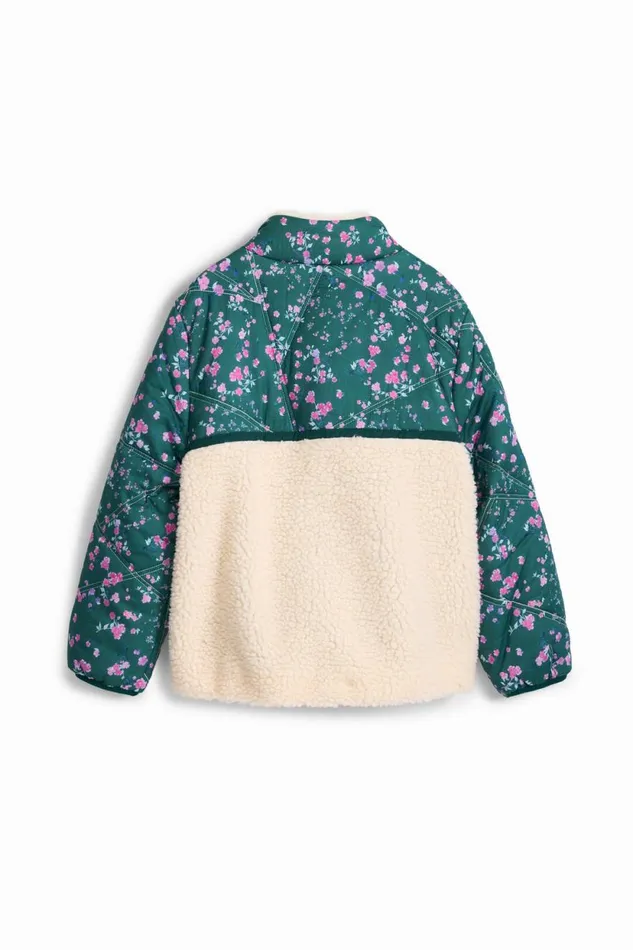 Coats And Jackets Kids Desigual Combined Padded Coat White
