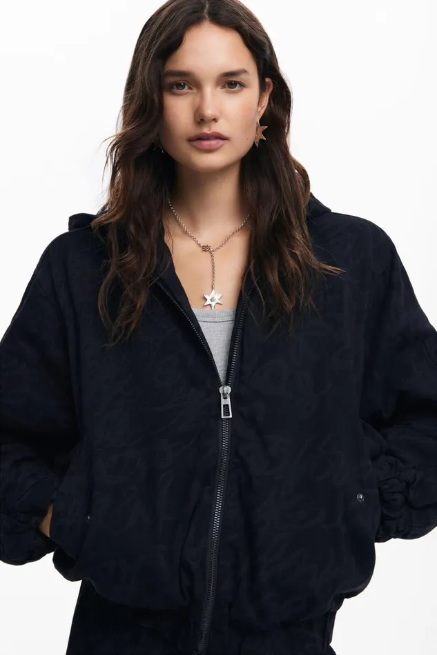 Coats And Jackets Women Desigual Padded Coat M Christian Lacroix Black