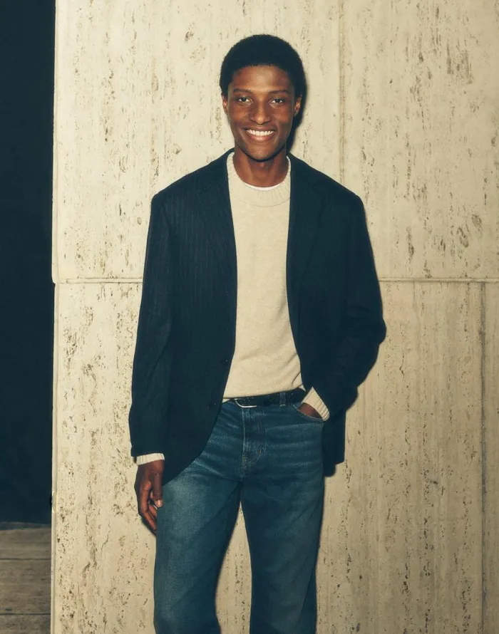 Coats Jackets Men Madewell The Roebling TwoButton Blazer In Italian Fabric Dark Navy