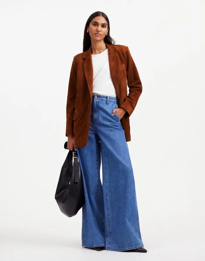 Coats Jackets Women Madewell The Kline Blazer Soft Mahogany