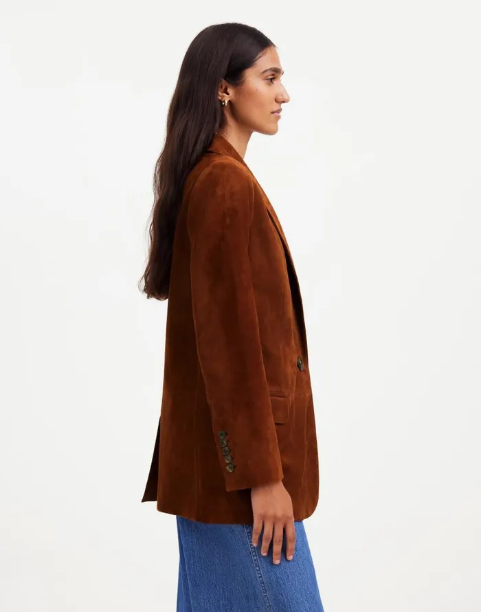 Coats Jackets Women Madewell The Kline Blazer Soft Mahogany
