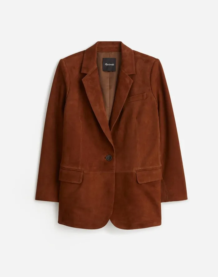 Coats Jackets Women Madewell The Kline Blazer Soft Mahogany