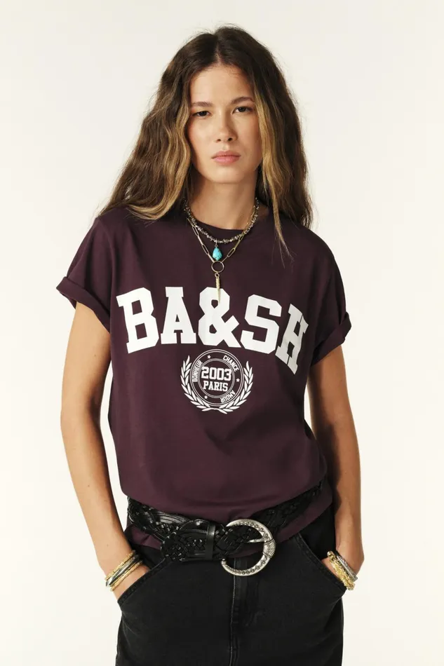 College Style TShirt Ioni OffWhite Women Baandsh TShirts and Tank Tops