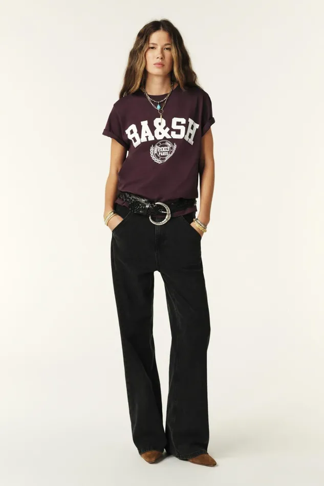 College Style TShirt Ioni OffWhite Women Baandsh TShirts and Tank Tops