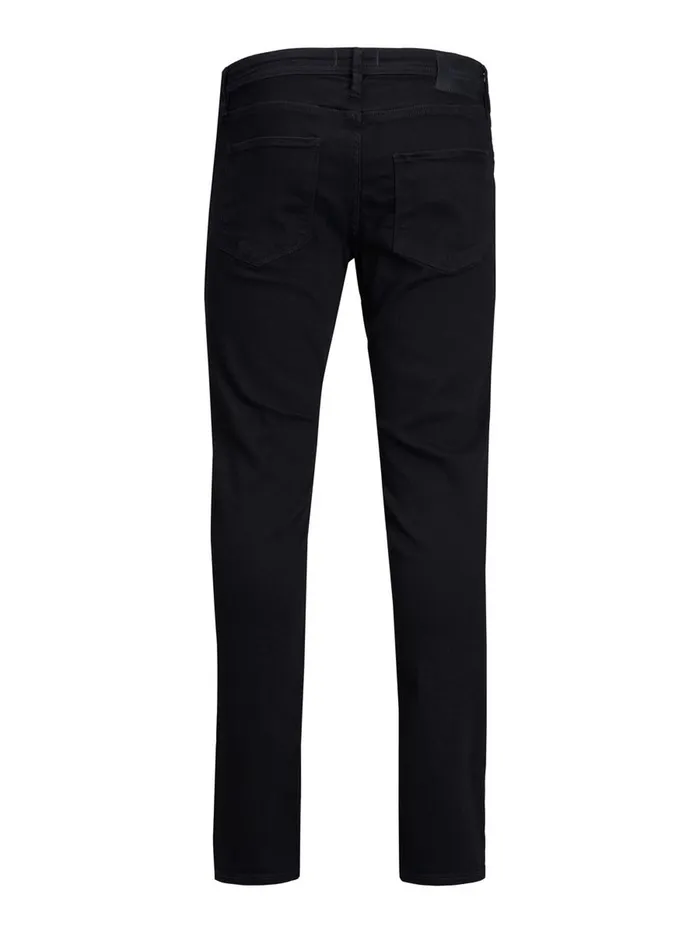 Comfort Jeans JACK and JONES Mens MIKE ORIGINAL AM 046 LID COMFORT FIT JEANS Black Black Denim