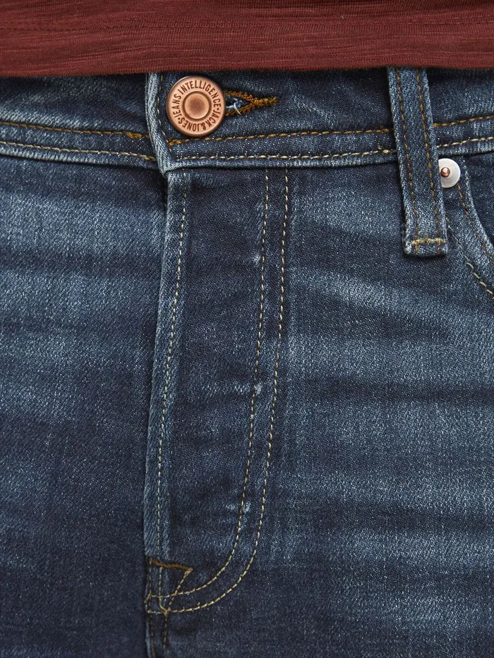 Comfort Jeans JACK and JONES Mens MIKE ORIGINAL AM 247 COMFORT FIT JEANS Blue Blue Denim