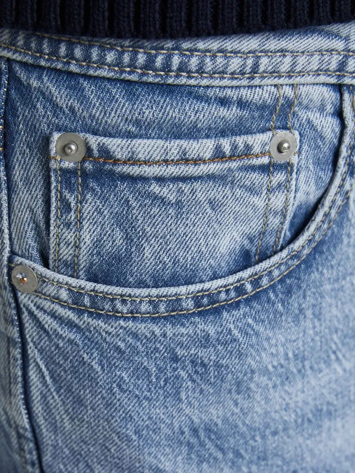 Comfort Jeans JACK and JONES Mens MIKE ORIGINAL AM 618 COMFORT FIT JEANS Blue Blue Denim