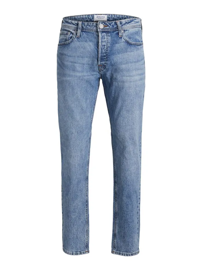 Comfort Jeans JACK and JONES Mens MIKE ORIGINAL AM 618 COMFORT FIT JEANS Blue Blue Denim