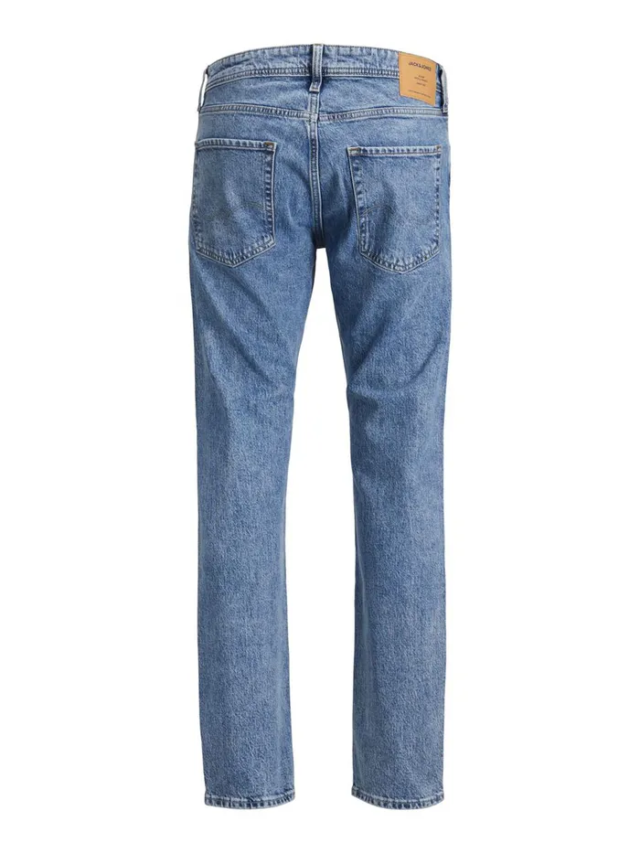 Comfort Jeans JACK and JONES Mens MIKE ORIGINAL AM 618 COMFORT FIT JEANS Blue Blue Denim