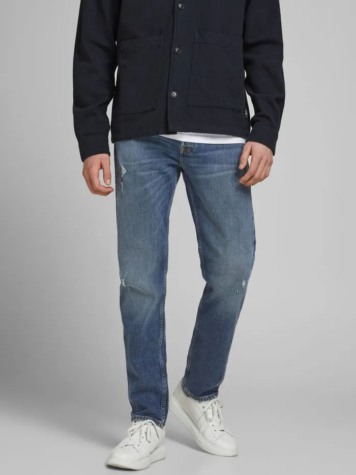Comfort Jeans JACK and JONES Mens MIKE ORIGINAL CJ 198 COMFORT FIT JEANS Blue Blue Denim Comfort Jeans JACK and JONES Mens MIKE ORIGINAL CJ 198 COMFORT FIT JEANS Blue Blue Denim