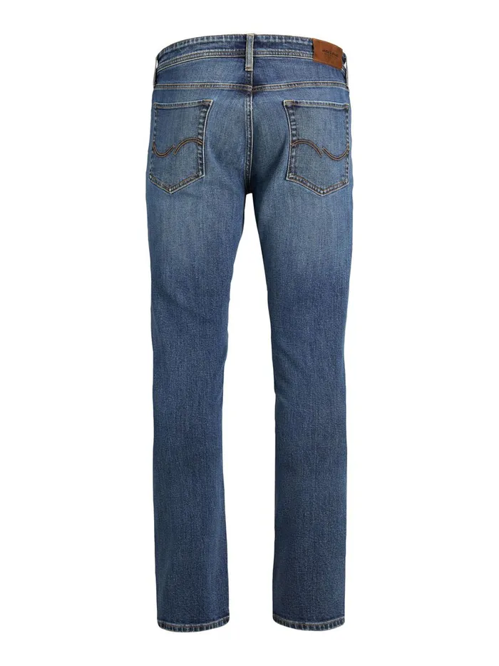 Comfort Jeans JACK and JONES Mens MIKE ORIGINAL CJ 198 COMFORT FIT JEANS Blue Blue Denim