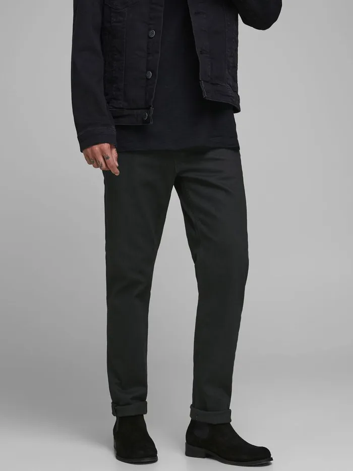 Comfort Jeans JACK and JONES Mens MIKE ORIGINAL JOS 199 COMFORT FIT JEANS Black Black Denim Comfort Jeans JACK and JONES Mens MIKE ORIGINAL JOS 199 COMFORT FIT JEANS Black Black Denim
