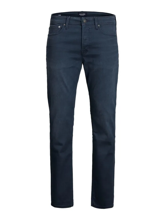 Comfort Jeans JACK and JONES Mens MIKE ORIGINAL JOS 471 COMFORT FIT JEANS Blue Grey Denim