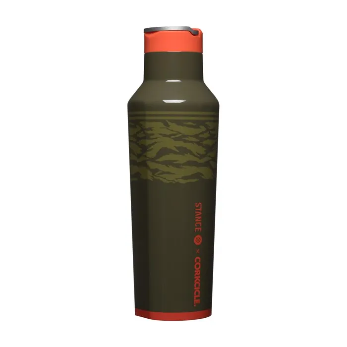 Corkcicle Warbird Sport Canteen 20 Oz Green MenWomenKids Stance Water Bottles and Mugs