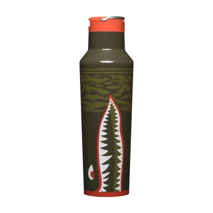 Corkcicle Warbird Sport Canteen 20 Oz Green MenWomenKids Stance Water Bottles and Mugs