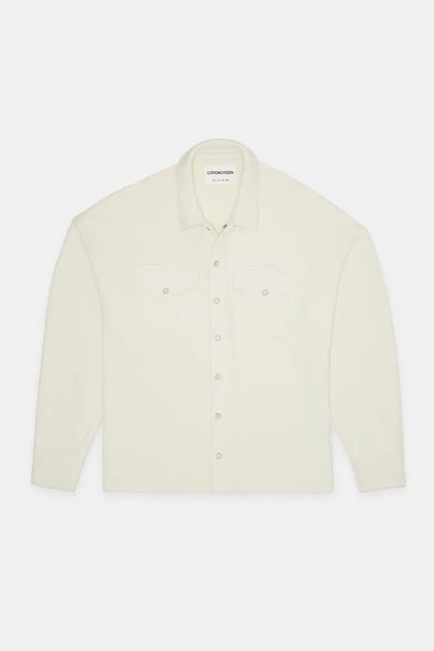 COTTON CITIZEN Boston Buttondown Vintage Bone Men Shirts COTTON CITIZEN Boston Buttondown Vintage Bone Men Shirts