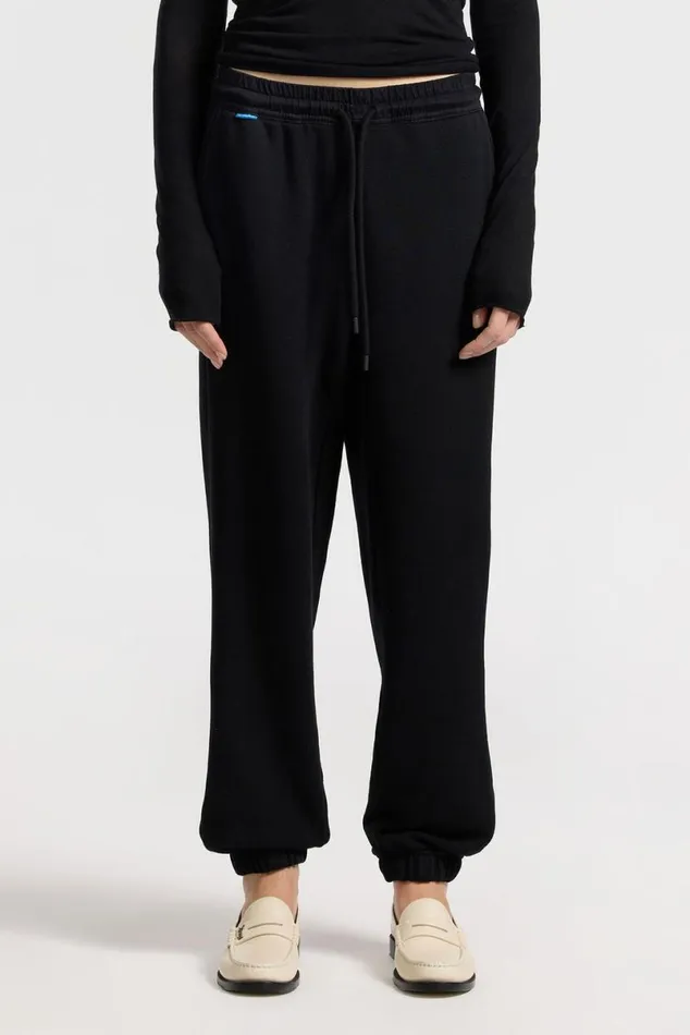 COTTON CITIZEN Boston Jogger Jet Black Men Sweatpants