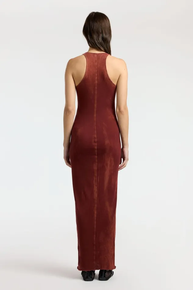 COTTON CITIZEN Marbella Maxi Dress Vintage Red Wine Women Dresses Skirts COTTON CITIZEN Marbella Maxi Dress Vintage Red Wine Women Dresses Skirts
