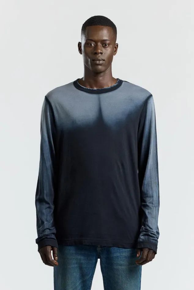 COTTON CITIZEN Prince Long Sleeve Shirt Black Cast Men Shirts