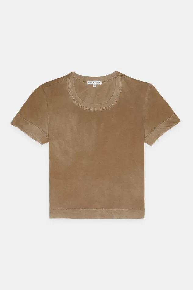 COTTON CITIZEN Standard Baby Tee Vintage Chai Women Tees