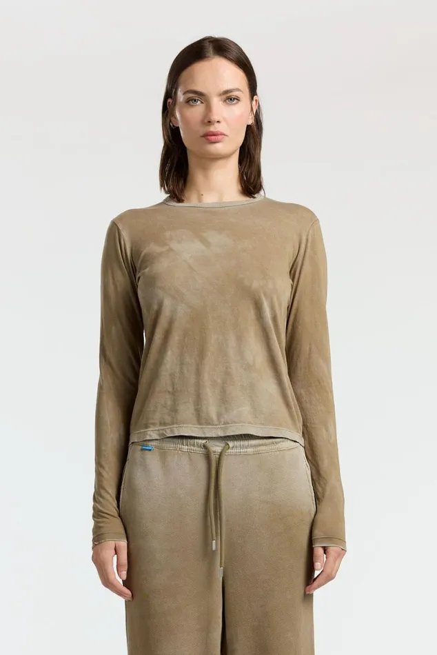 COTTON CITIZEN Standard Long Sleeve Shirt Vintage Chai Women Shirts