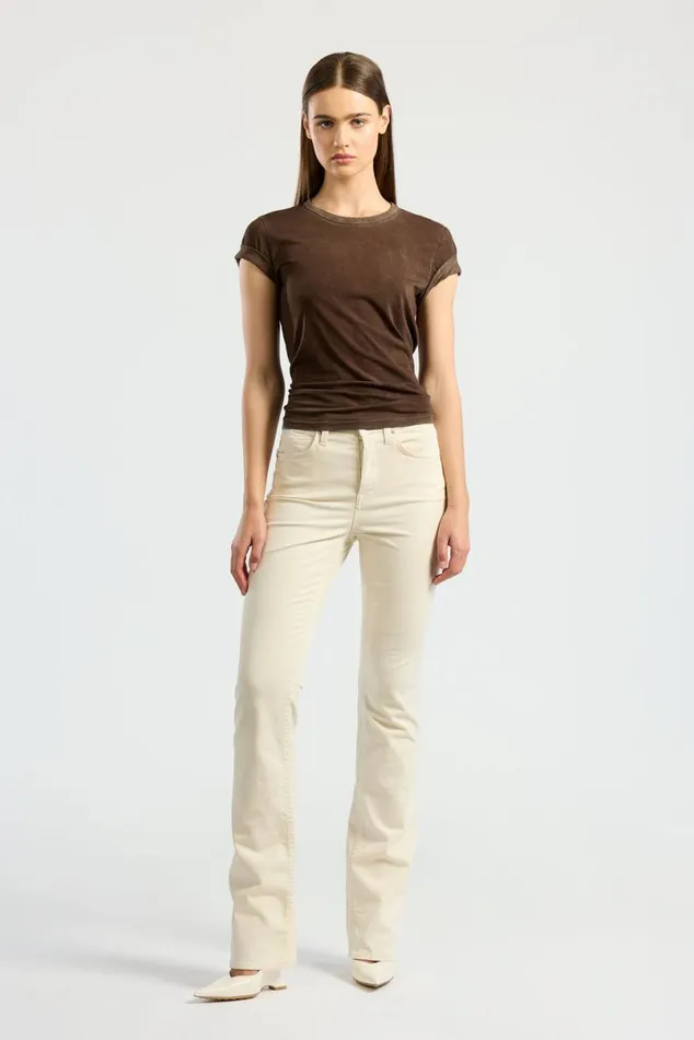 COTTON CITIZEN Standard Tee Vintage Espresso Women Tees COTTON CITIZEN Standard Tee Vintage Espresso Women Tees