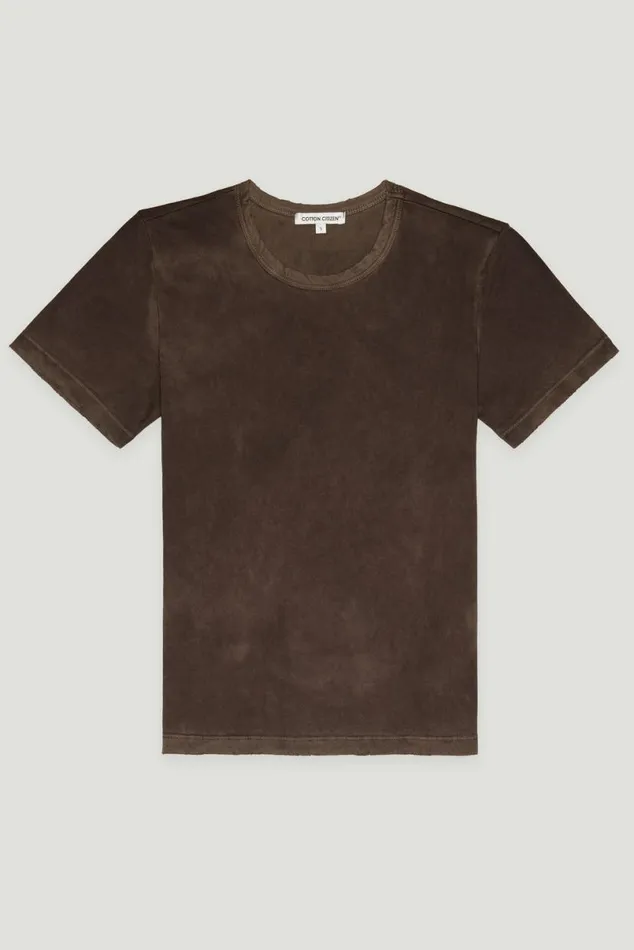 COTTON CITIZEN Standard Tee Vintage Espresso Women Tees COTTON CITIZEN Standard Tee Vintage Espresso Women Tees