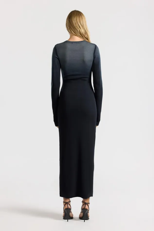 COTTON CITIZEN Verona Crewneck Maxi Dress Black Cast Women Dresses Skirts COTTON CITIZEN Verona Crewneck Maxi Dress Black Cast Women Dresses Skirts
