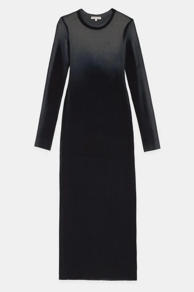 COTTON CITIZEN Verona Crewneck Maxi Dress Black Cast Women Dresses Skirts COTTON CITIZEN Verona Crewneck Maxi Dress Black Cast Women Dresses Skirts