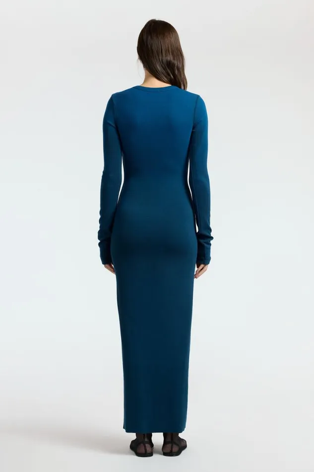 COTTON CITIZEN Verona Crewneck Maxi Dress Harbor Cast Women Dresses Skirts COTTON CITIZEN Verona Crewneck Maxi Dress Harbor Cast Women Dresses Skirts