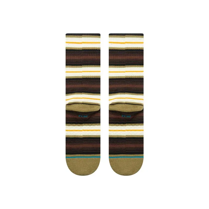 Cotton Crew Socks Hassagore 8211 Chive MenWomen Stance Crew
