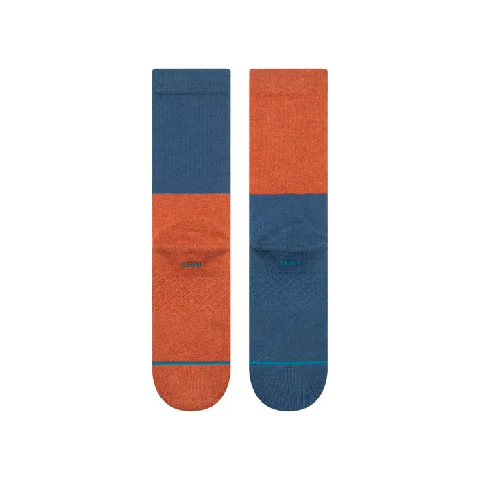 Cotton Crew Socks Opposites 8211 Burntorange MenWomen Stance Crew